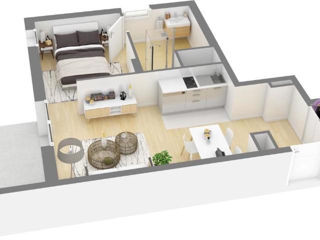 Appartement 1 pièce 37 m²