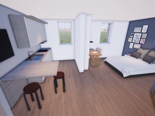 Appartement 1 pièce 30 m²