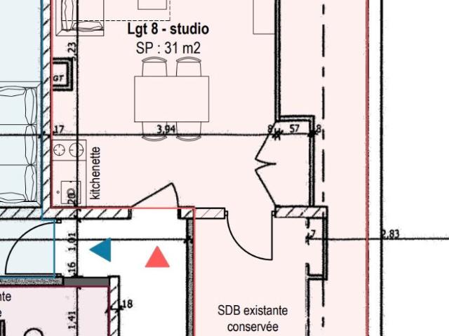 Appartement 1 pièce 31 m²