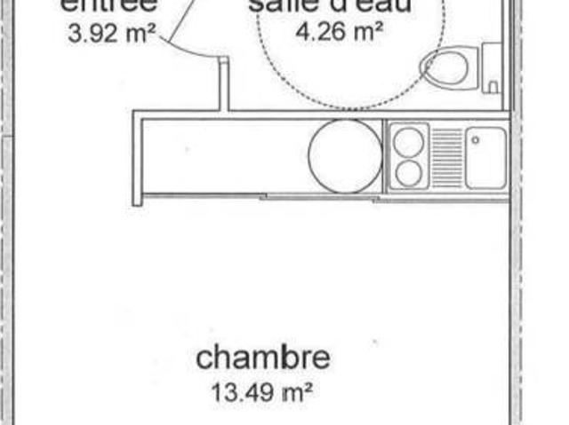 Appartement 1 pièce 44600 Saint Nazaire Réf: 3703