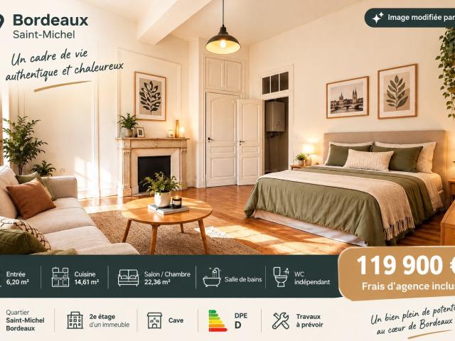 Appartement 1 pièce 51 m²