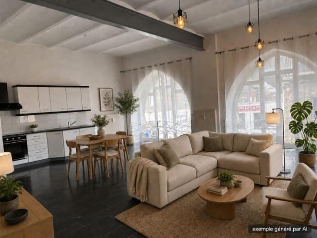 Appartement 2 ch au style loft dans un ancien moulin