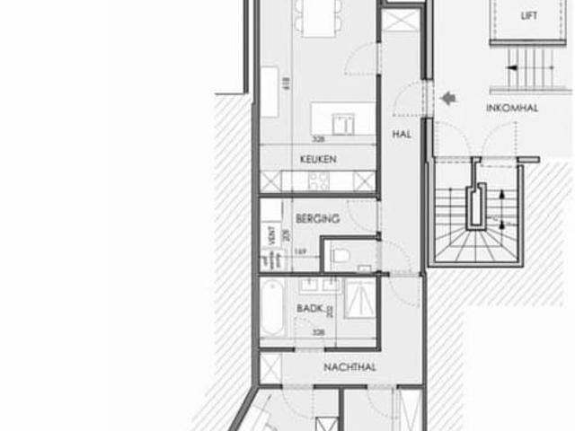 Appartement 2 ch. à louer, Zaventem, EPC A