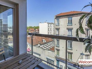 Appartement 2 chambres meublé avec accès handicapé, terrasse et ascenseur Saint Denis 93200