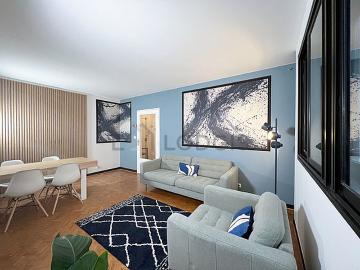 Appartement 2 chambres meublé avec ascenseur, cave et local à vélos Lyon 6°