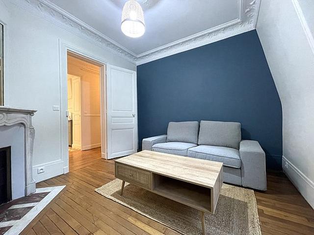 Appartement 2 chambres meublé avec cheminée Neuillly Sur Seine 92200