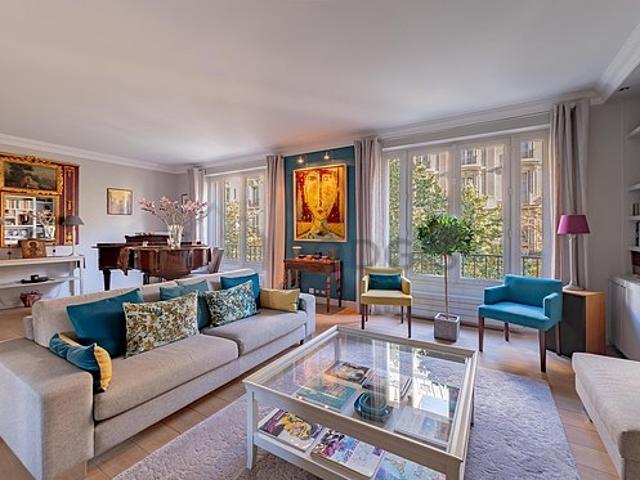 Appartement 2 chambres meublé avec piano, ascenseur et concierge La Muette Paris 16°
