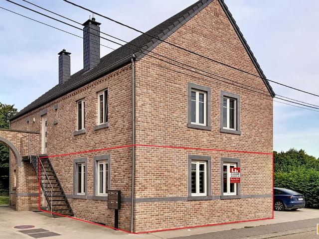 Appartement 2 chambres avec emplacement de parking sous carport à louer Rue de Fêchereux à Xhendremael