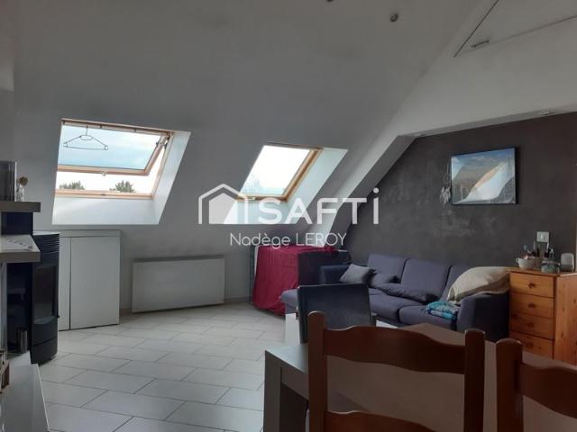 Appartement 2 chambres avec parcelle de terrain