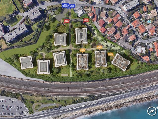 Appartement 2 chambres avec vue sur la mer à Antibes 69m² Antibes