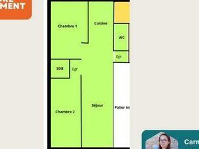 Appartement 2 chambres, Cavignac Aquitaine 33620 DS101457045