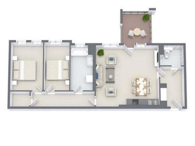 Appartement 2 chambres, Lexy Lorraine 54720 DS101276238