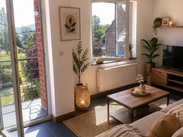 Appartement 2 chambres,PEB B, Balcon et Parking privatif