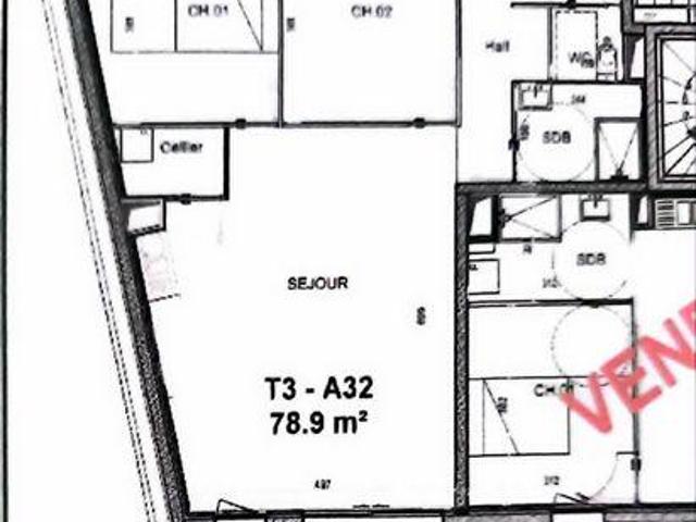 Appartement 2 chambres, Saint Nord 62223 DS105012484