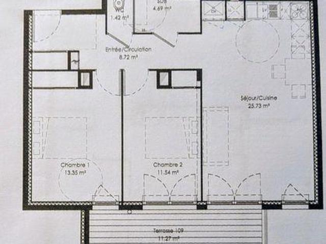 Appartement 2 chambres, Toulon Provence 83200 ES98901754