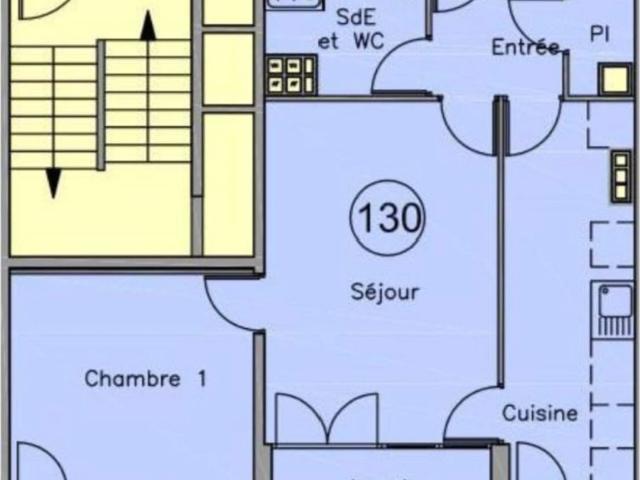 Appartement 2 pièces – 43 m² – Villeneuve la Garenne