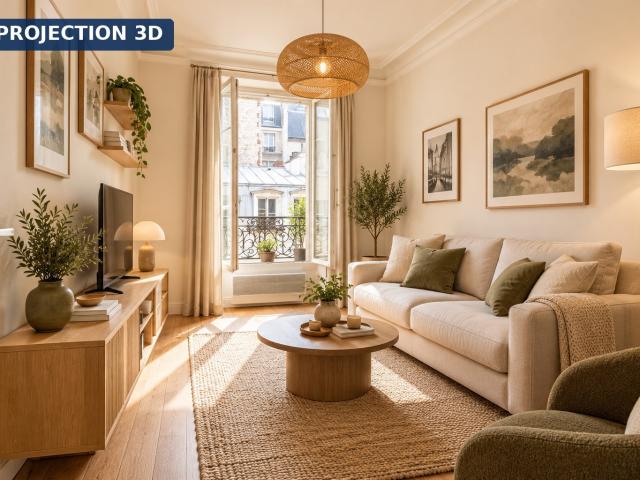 Appartement 2 pièces 43 m²
