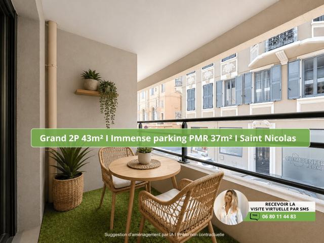 Appartement 2 pièces 43 m²
