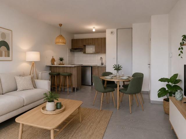 Appartement 2 pièces 43 m²