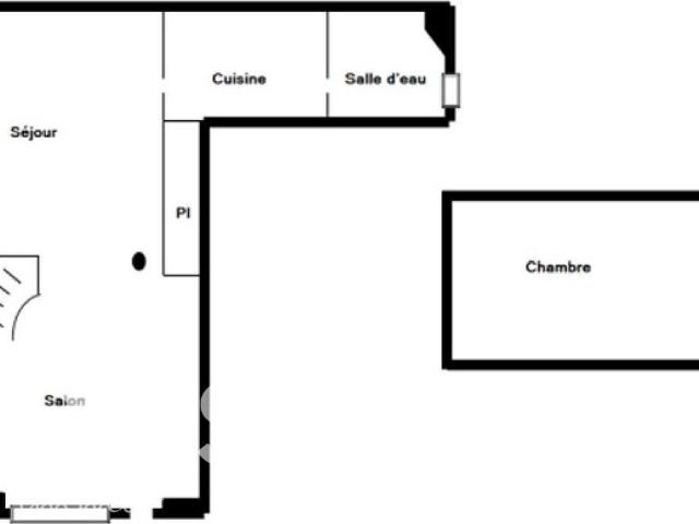 Appartement 2 pièces 43 m²