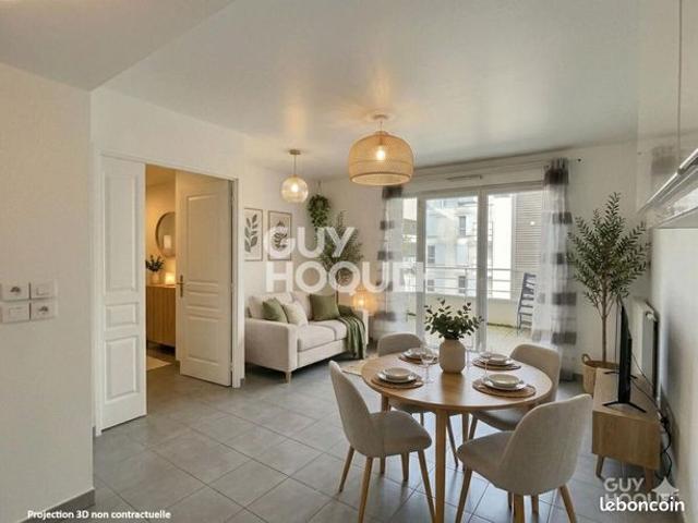 Appartement 2 pièces 43 m²