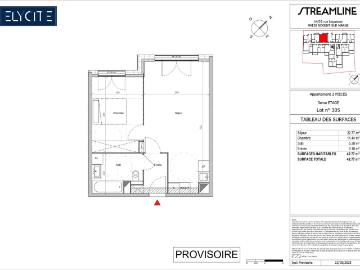 Appartement 2 pièces 43 m²