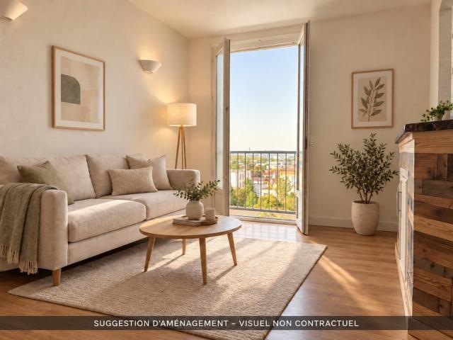 Appartement 2 pièces 43 m²