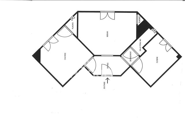 Appartement 2 pièces 40,87m²
