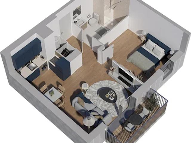 Appartement 2 pièces 40 m2