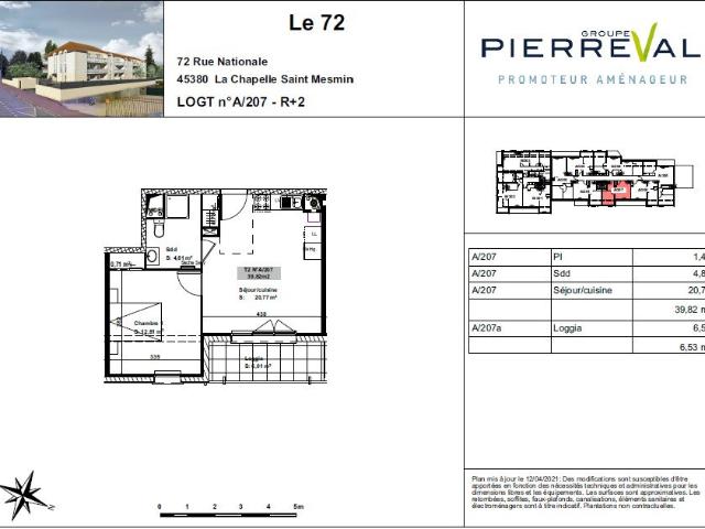 Appartement 2 pièces 40 m²