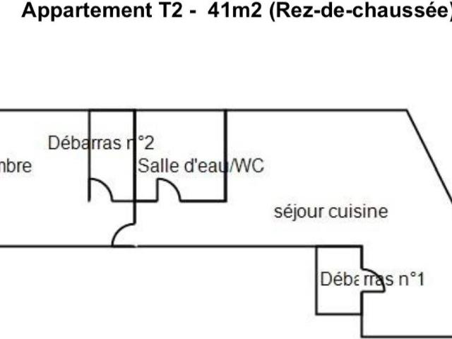 Appartement 2 pièces 41 m²