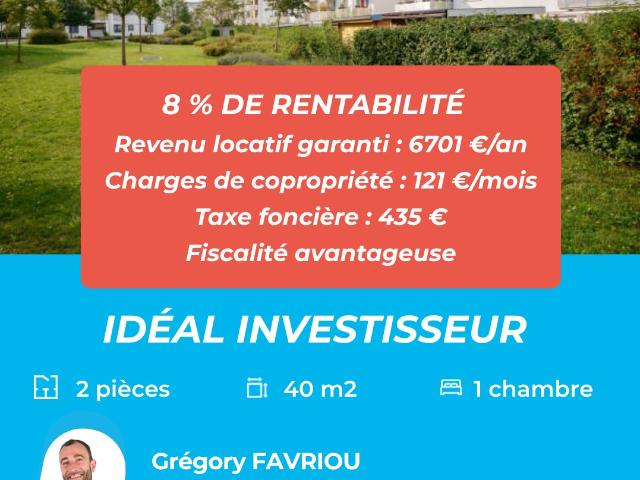 Appartement 2 pièces 40 m²