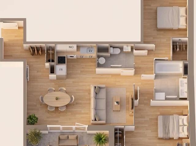 Appartement 2 pièces 41 m2