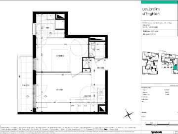 Appartement 2 pièces 41 m²