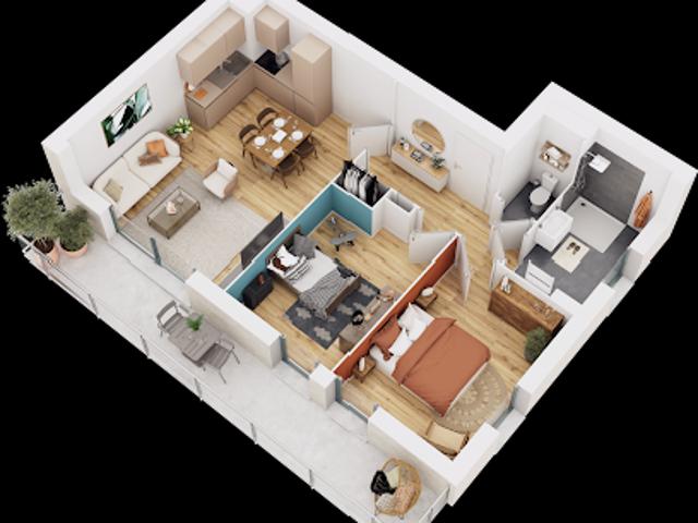 Appartement 2 pièces 42 m2