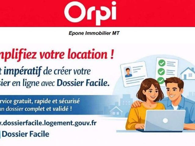 Appartement 2 pièces, 42 m² à louer à Épône 78680