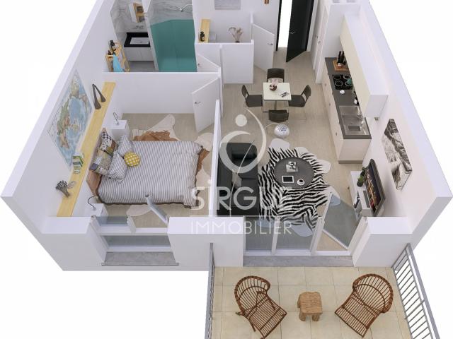 Appartement 2 pièces 42 m²