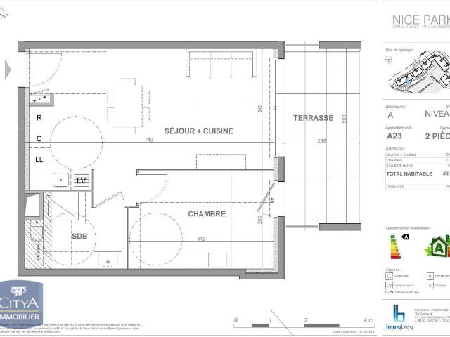 Appartement 2 pièces 42 m²