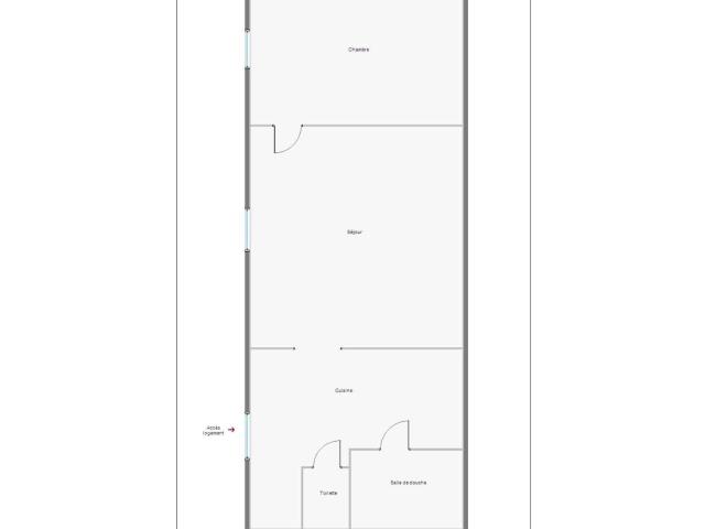 Appartement 2 pièces 42 m²