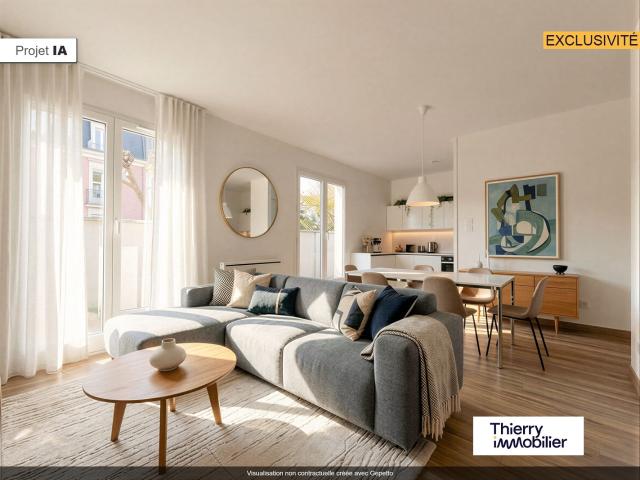 Appartement 2 pièces 42 m²