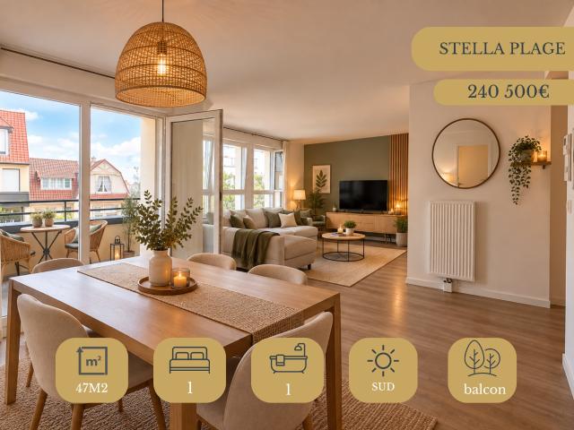 Appartement 2 pièces 47 m²