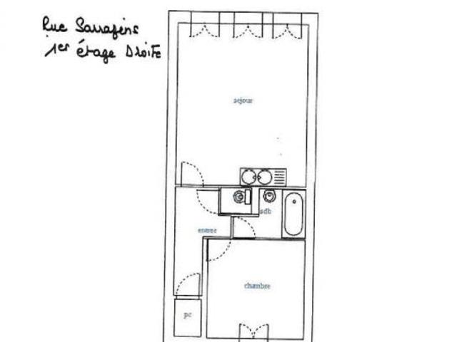 Appartement 2 pièces 47 m²
