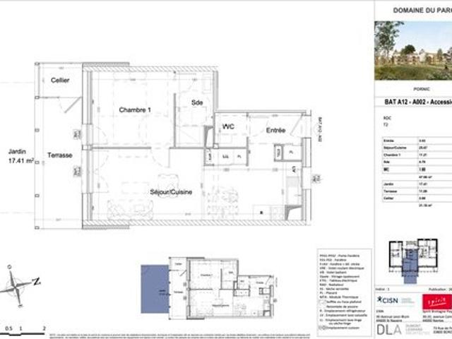 Appartement 2 pièces 47 m²