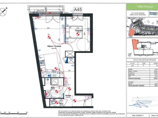 Appartement 2 pièces 47 m²