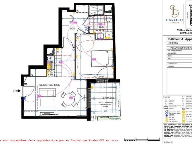 Appartement 2 pièces 47 m²