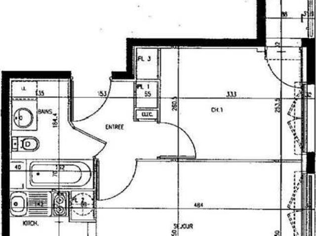 Appartement 2 pièces 44000 Nantes Réf: 12455