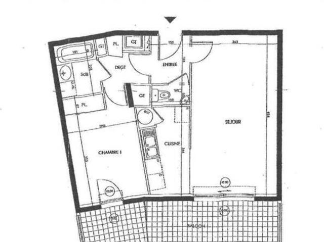 Appartement 2 pièces 44000 Nantes VIARME Réf: 12133