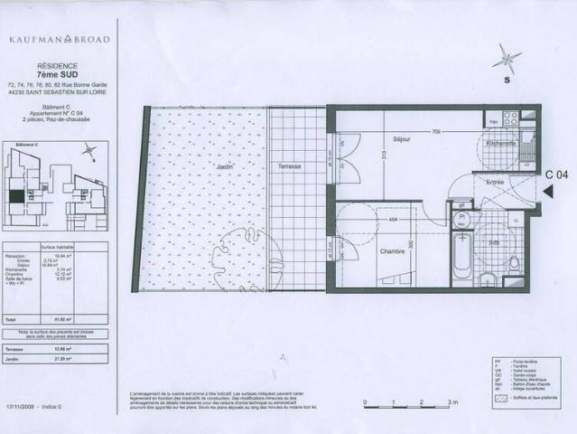 Appartement 2 pièces 44230 Saint Sébastien sur Loire Centre Réf: 12608