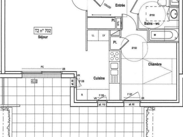 Appartement 2 pièces 44980 Sainte Luce sur Loire Réf: 12140