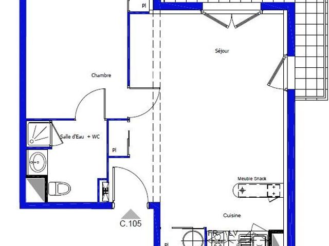 Appartement 2 pièces, 44 m² à louer à Saint Genis Pouilly 01630